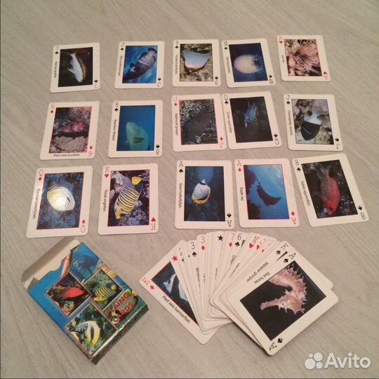 Карты игральные Рыбы Красного моря