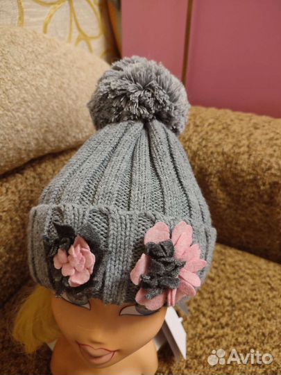 Шапка Pinetti новая для девочки