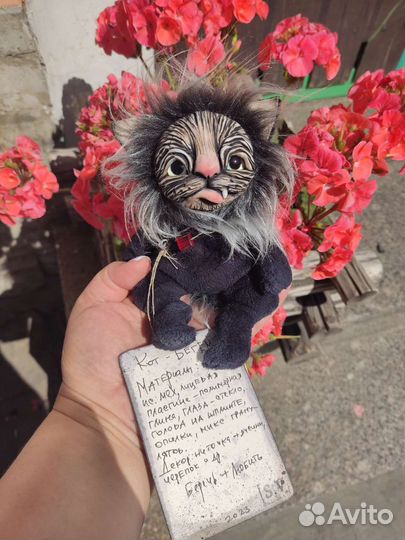 Кот Бегемот. Игрушка ручной работы