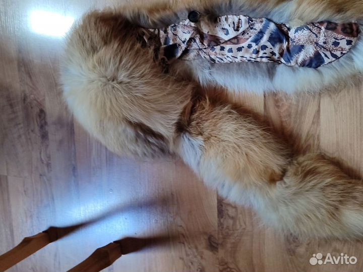 Шапка лиса Манто песец кролик