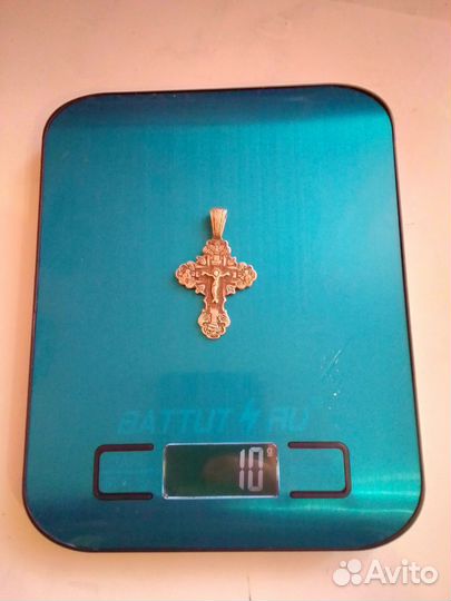 Крест серебро