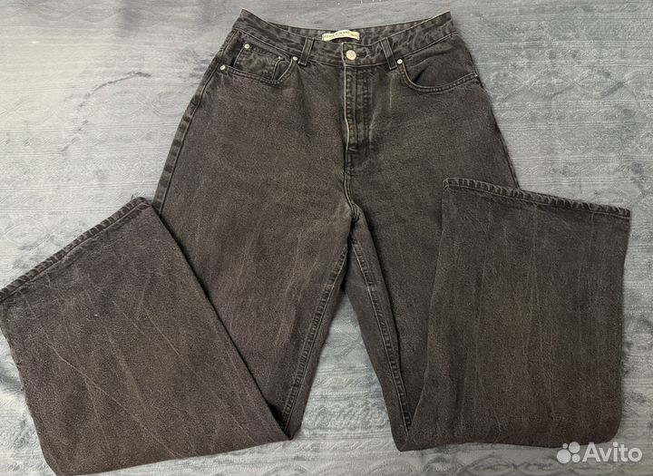 Джинсы женские широкие