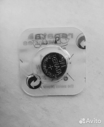 Батарейка Renata 371 (оригинал, Ростест)