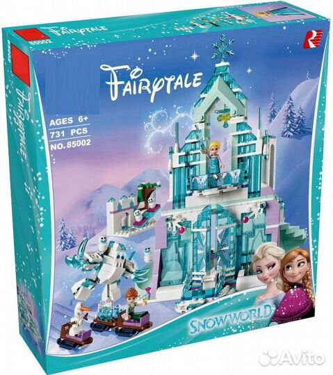 Конструктор Волшебный ледяной замок Эльзы 731 дета