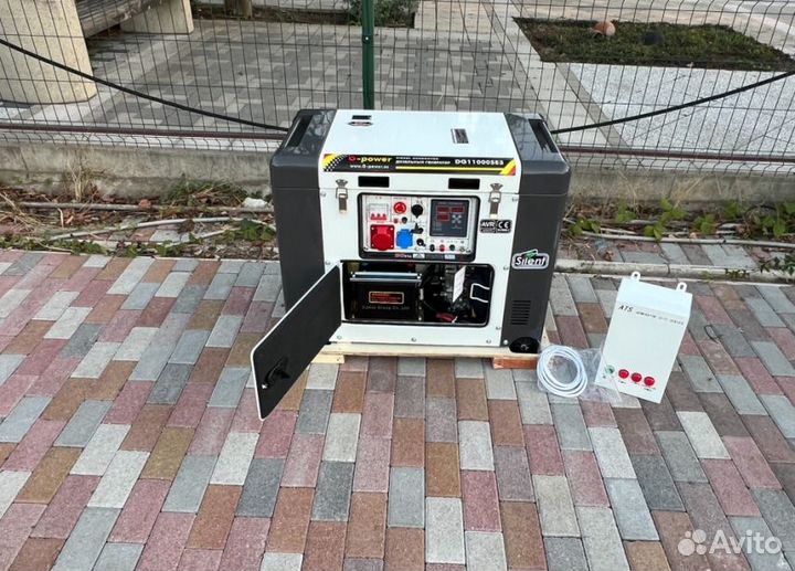 Генератор дизельный 10 kW g-power трехфазный