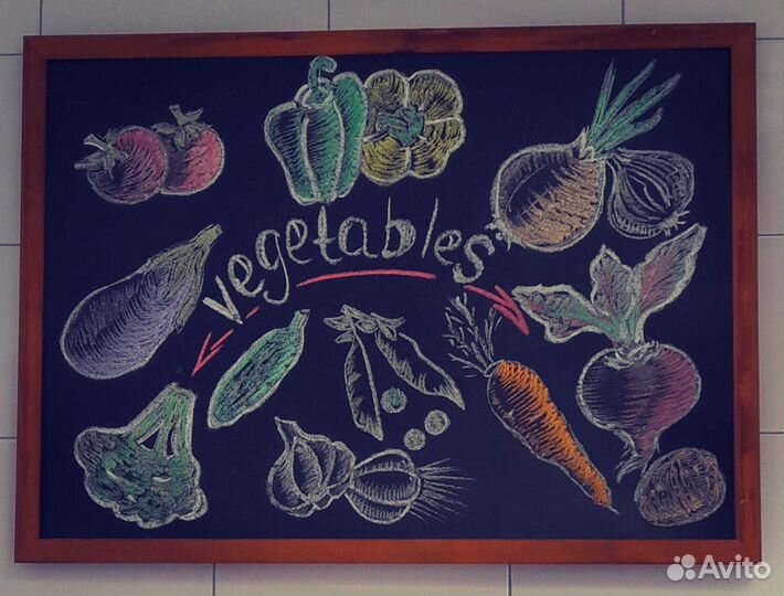 Ручная роспись меловых досок