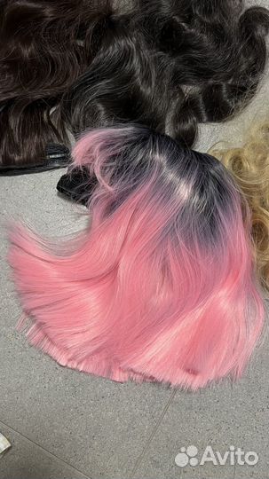 Волосы на заколках, парик, накладные волосы