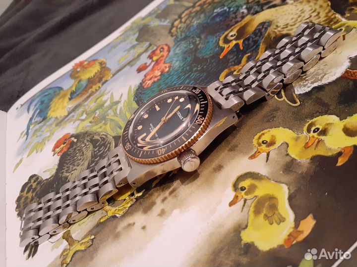 Литой б/у браслет 20 мм для часов, мат.-гл