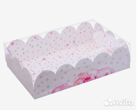 Коробка подарочная с прозрачной крышкой