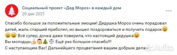 Дед Мороз на дом