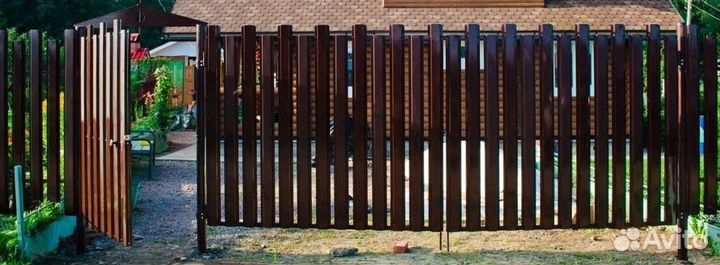 Двухсторонний евроштакетник