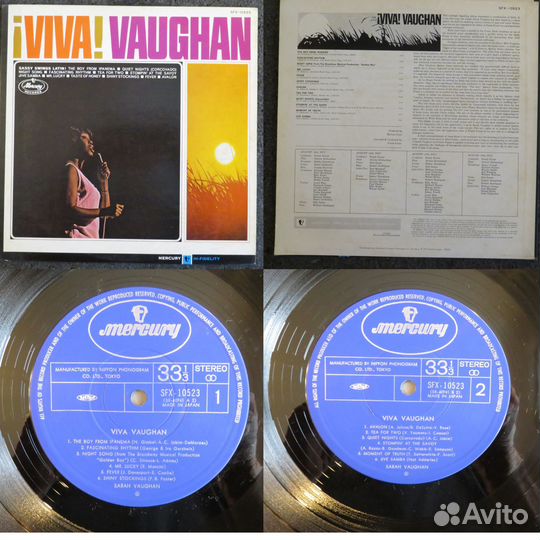 Sarah Vaughan Vinyl Jazz Japan US