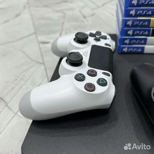 Sony PS4 Slim / Диски / 2 Джойстика