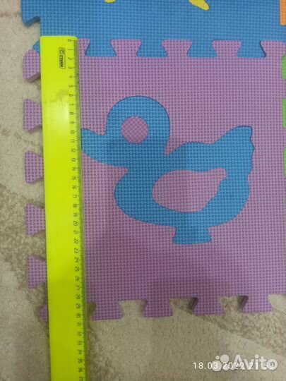 Детский коврик пазл