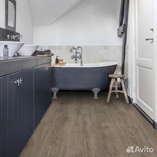 Ламинат Quick-Step Дуб коричневый Woodland Oak