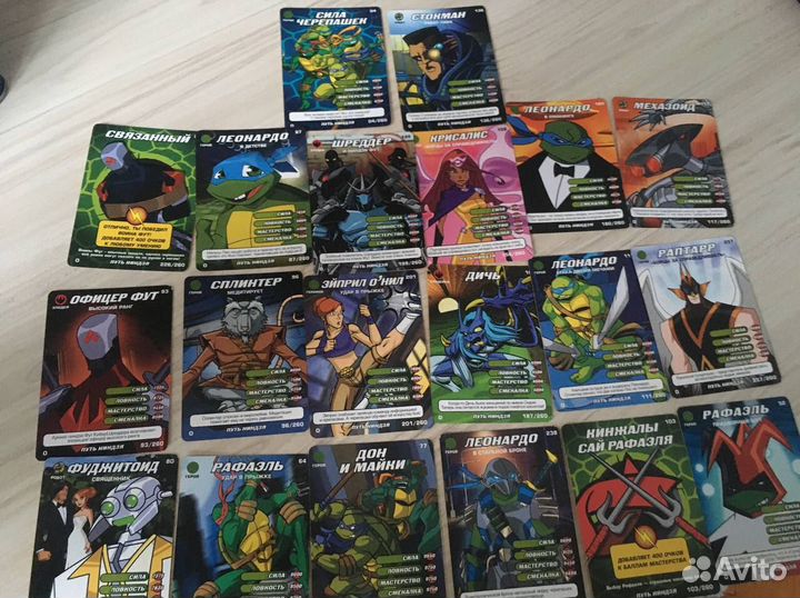 Карточка черепашки ниндзя