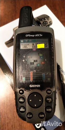 Garmin модель GPSmap 60CSx