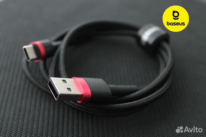Кабель Baseus Dynamic USB на Type-C 100 Вт черный