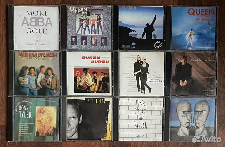 CD диски 90-х годов. Pink floyd,Queen