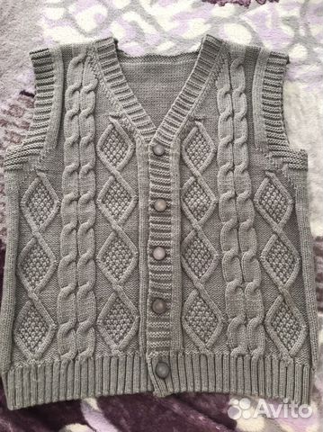 Жилетка для мальчика на 7-8 лет