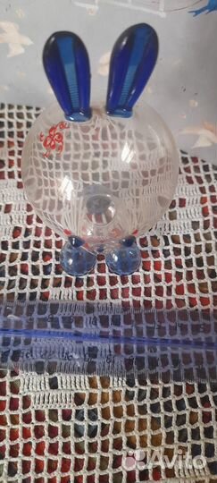 Фигурки из дутого и гутного стекла времен СССР