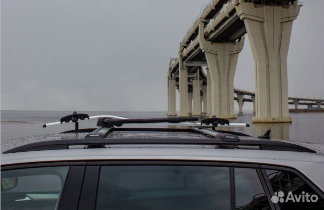 Багажная система на классические рейлинги Атлант