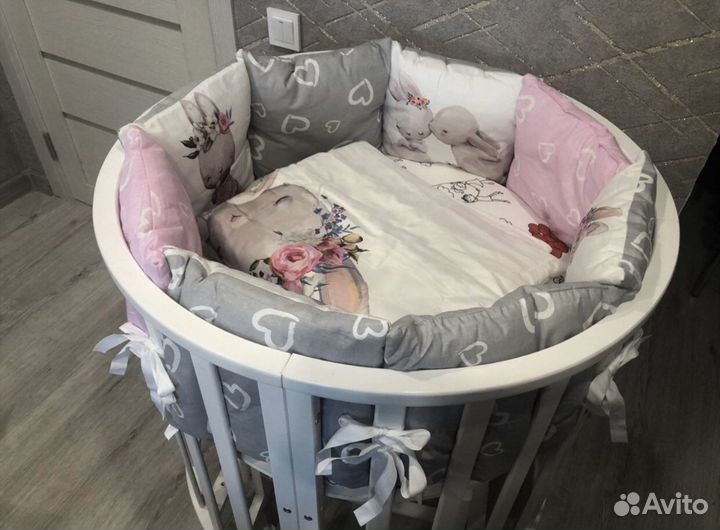 Бортики в детскую кроватку новые