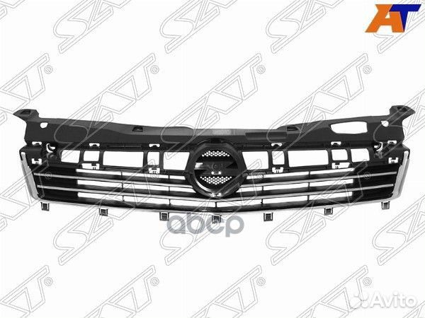 Решетка радиатора opel astra 07-14 4D/5D с хром