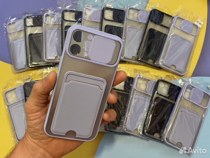 Чехол на iPhone 7-13 promax с карманом