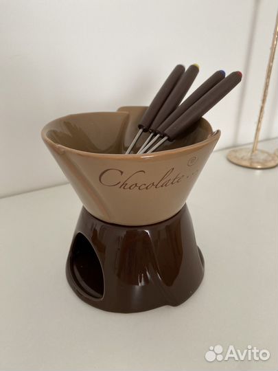 Набор для фондю фондюшница для шоколада, сыра