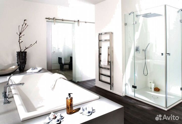 Душевая кабина из стекла