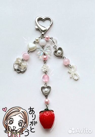 Брелок аниме лолита coquettecore