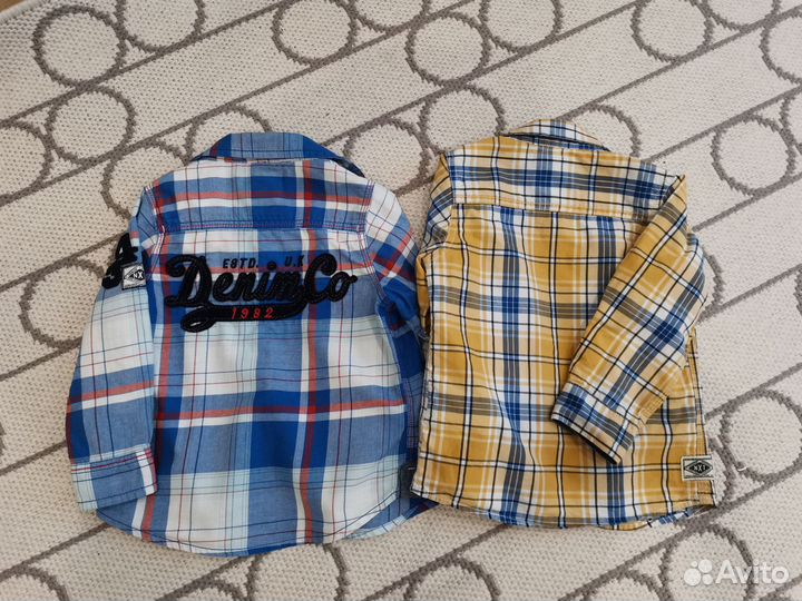 Рубашки next р.92 для мальчика