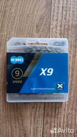 Цепь kmc x9 замки sram