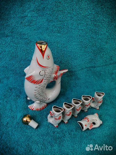 Графин с рюмками СССР