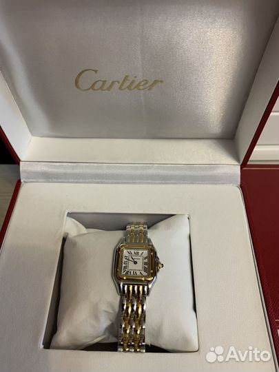 Золотые часы Cartier