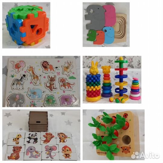 Игрушки развивающие много