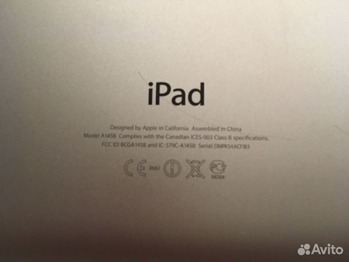 Планшет apple iPad 4 Wi-Fi 32GB