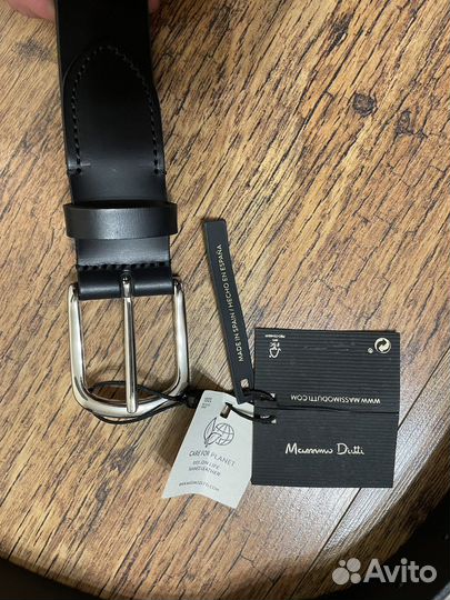 Кожаный ремень Massimo Dutti