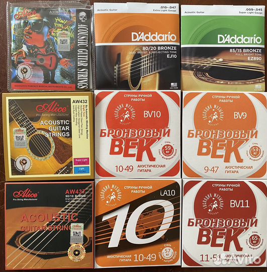 Струны для гитары