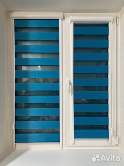 Кассетные рулонные шторы день ночь с гарантией