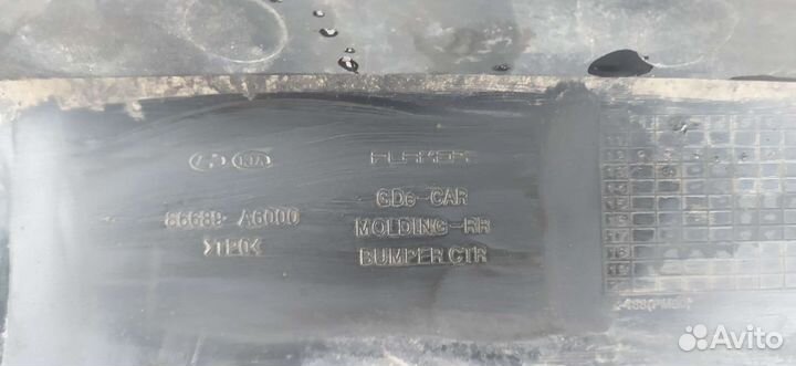 Накладка заднего бампера i30