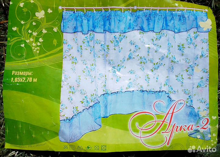 Занавеска капрон на кухню