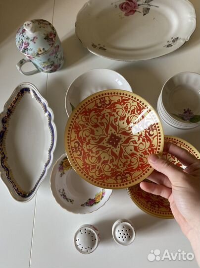 Декоративные тарелки. Сервиз. Посуда. Винтаж. СССР