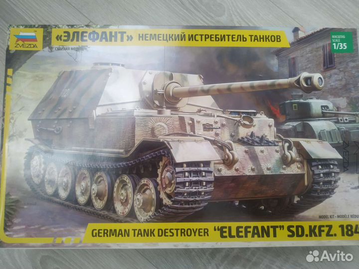 Сборная модель танка 1 35