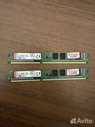 Оперативная память Kingston ddr3 8gb x2 1333 мгц