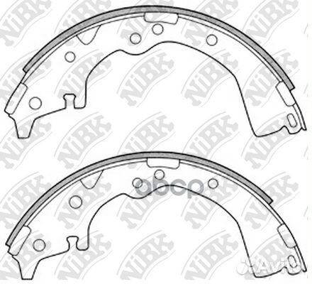 Колодки тормозные барабанные для Toyota FN2252