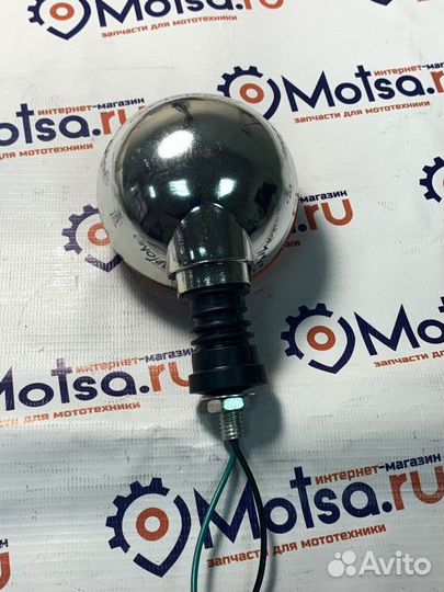 Указатель поворота (BF-19) сфера (круглый, хром, п