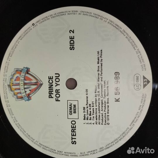 Виниловая пластинка Prince