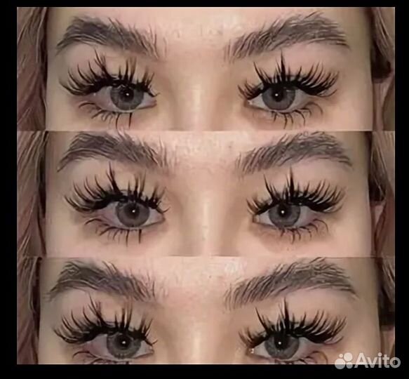 Наращивание ресниц моделью